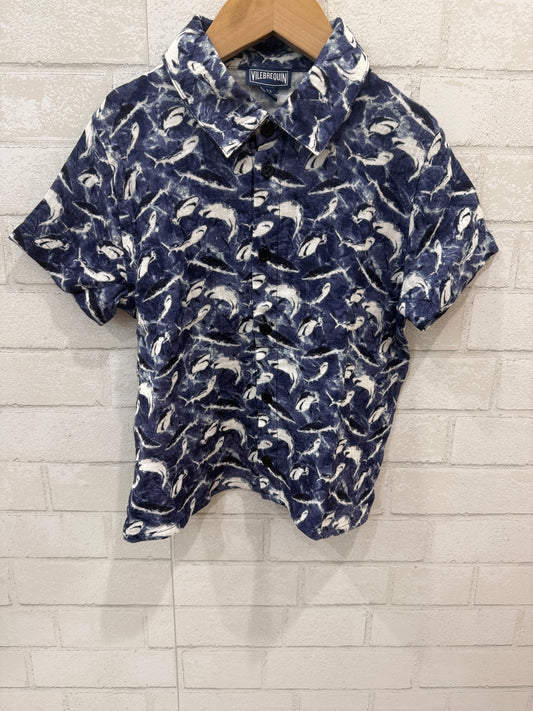 VILEBREQUIN Shark Print Shirt / 8Y