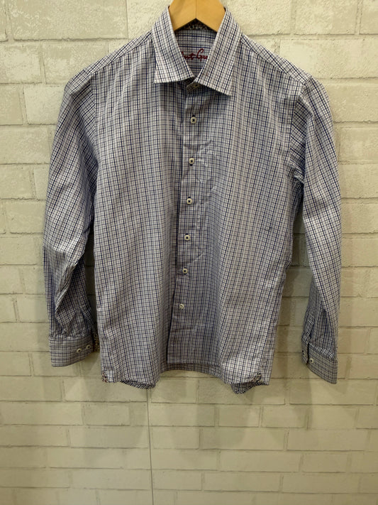 ROBERT GRAHAM Printed Flip Cuff Shirt / 14-16Y