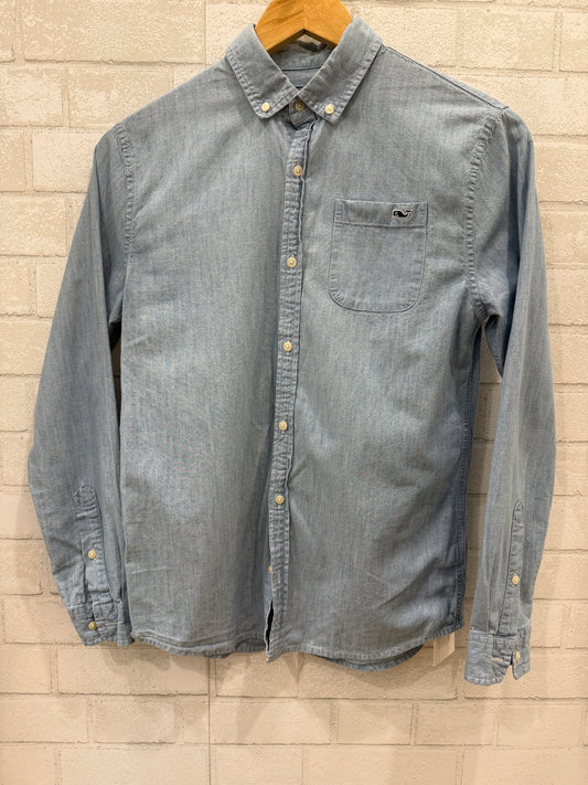 VINEYARD VINES   Cotton LS Shirt/ 16Y