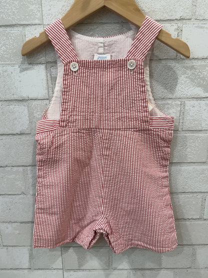 JACADI Seersucker Short Overall / 12M