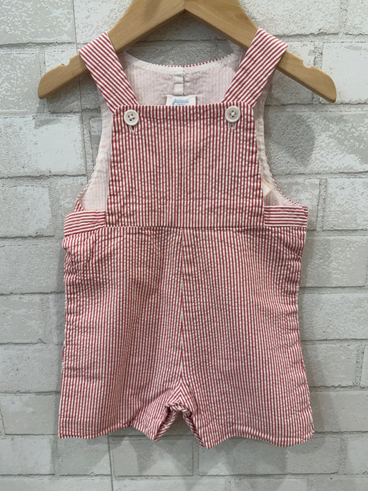 JACADI Seersucker Short Overall / 12M