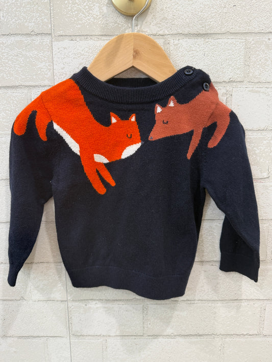 JACADI WOOL LS CARDIGAN/ 18M