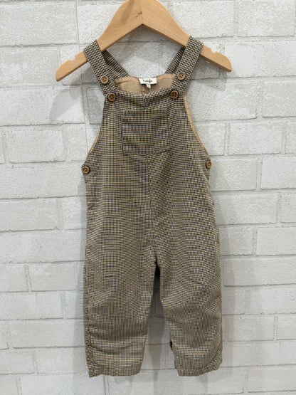 NATALYS Checkered Overalls / 18M