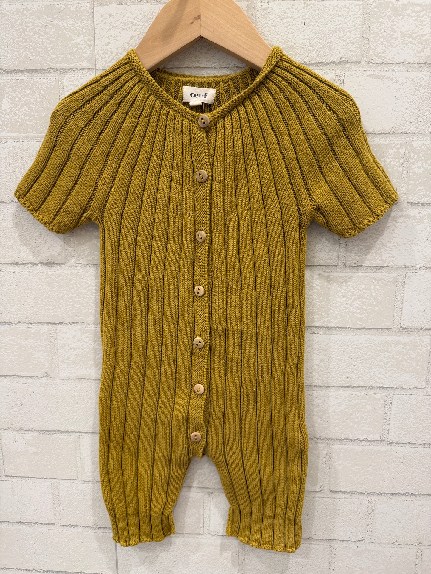 OEUF Ribbed Onesie/ 2Y