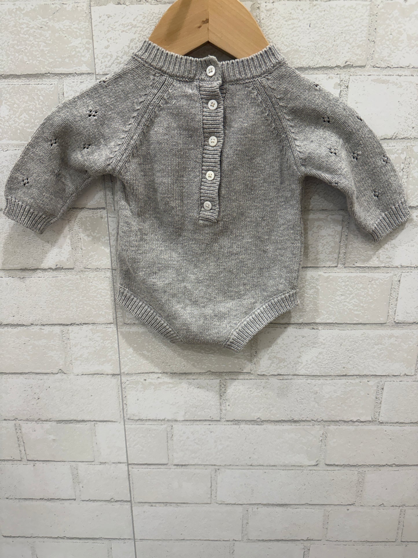 CYRILLUS PARIS LS Knitted Bodysuit / 1M