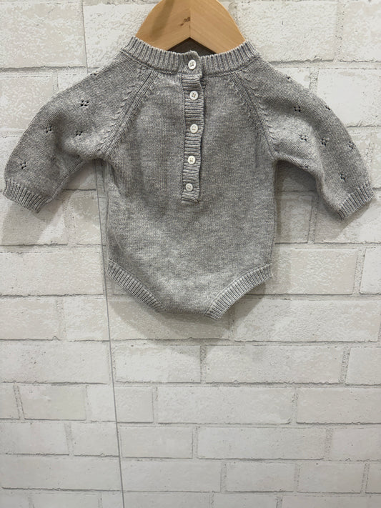 CYRILLUS PARIS LS Knitted Bodysuit / 1M