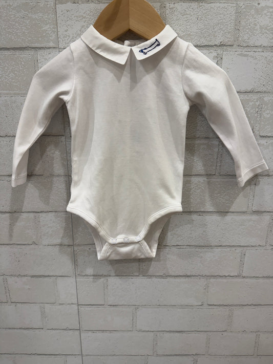 JACADI LS Bodysuit With Dog/ 6M
