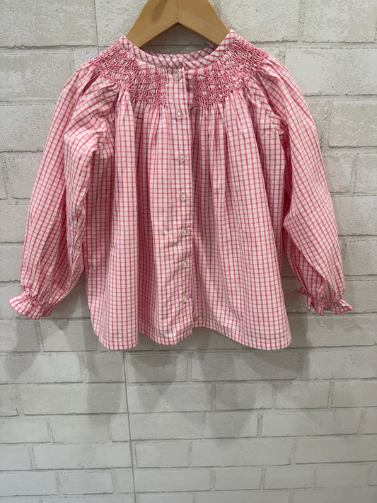 THE BEAURFORT BONNET COMPANY Cotton LS Stripes Dress Shirt/4Y