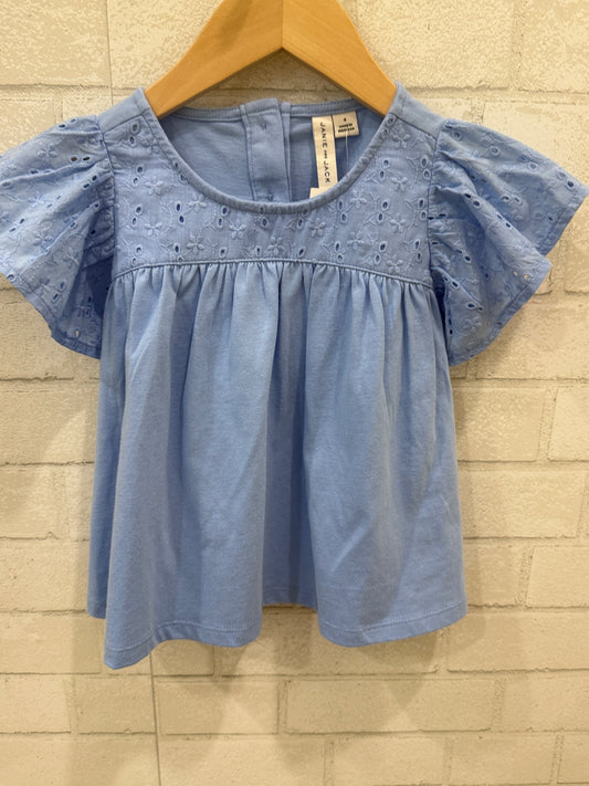 JANIE & JACK Cotton SS Shirt/4Y
