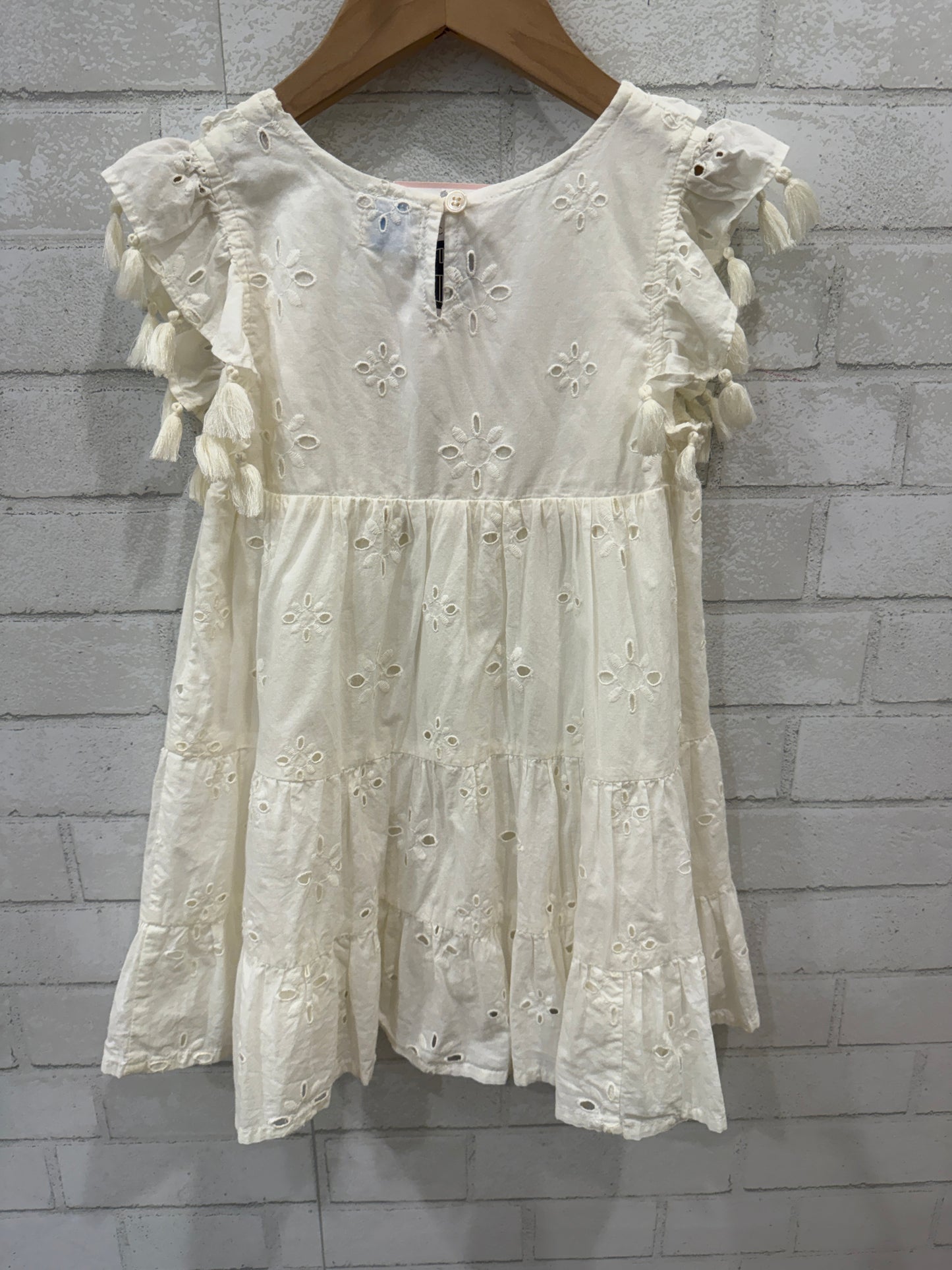 MER ST BARTH Cotton Sleeveless Dress/4Y