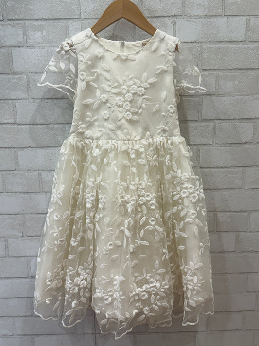 PRINCESS DALIANA Lace Flower Girl Dress/8Y