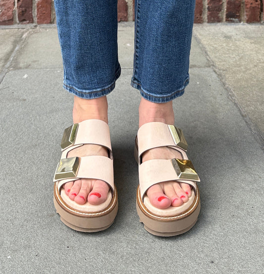 GIANIUCA TOMBOLINI Leather Sandals/8.5-EU39