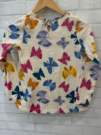HANNA ANDERSSON NWT LS Butterfly print Tunic / 8Y