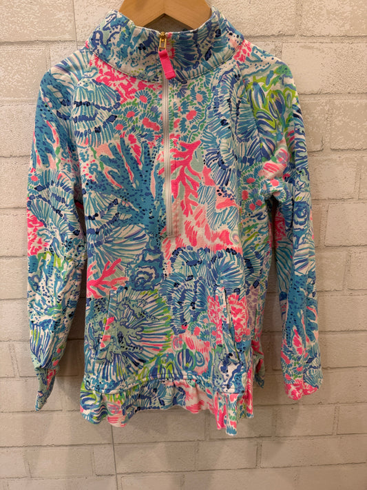 LILLY PULITZER Killian Ruffle Popover Shirt /8-10Y