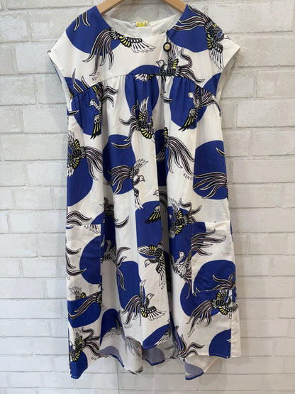 KENZO Cotton Sleeveless Dress/12Y