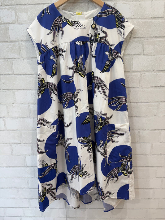 KENZO Cotton Sleeveless Dress/12Y