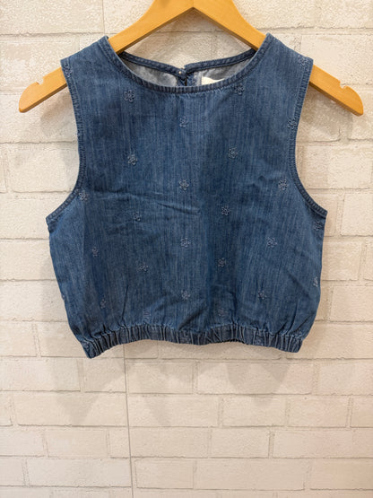 ZARA NWT Denim Crop Top / 13-14Y