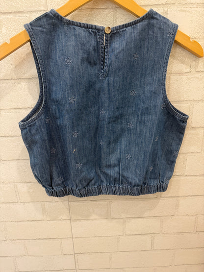 ZARA NWT Denim Crop Top / 13-14Y