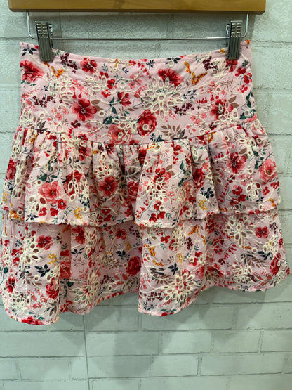 BARDOT JUNIOR Printed Frill Mini Skirt / 12Y