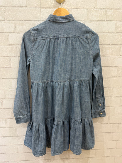 POLO RALPH LAUREN LS Denim Dress / 14Y