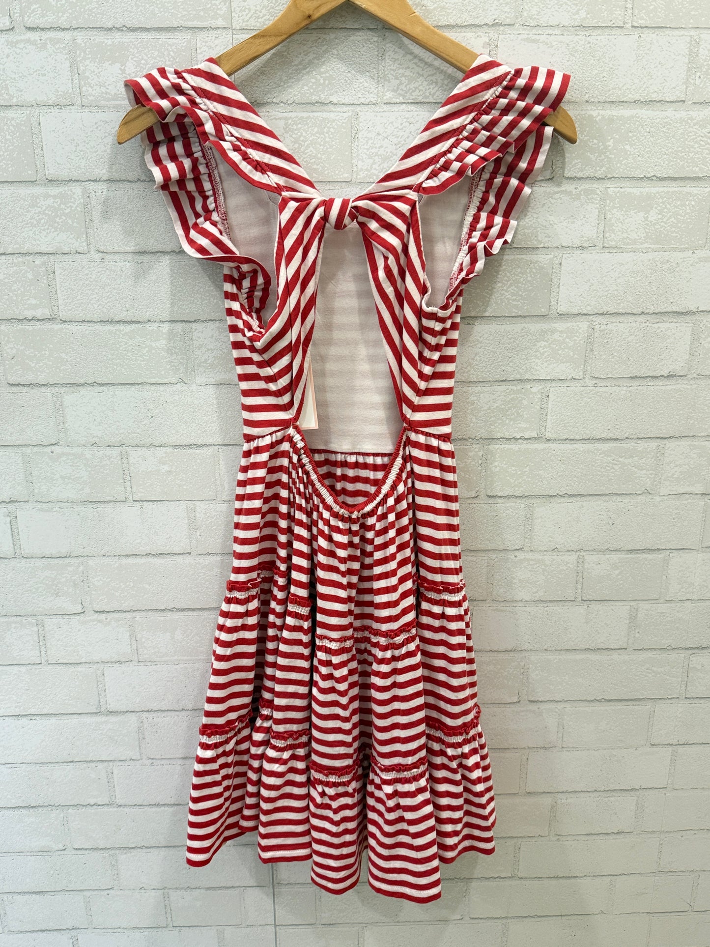POLO RALPH LAUREN Girls Cotton Sleeveless  Open Back Skater Mini Dress/16Y