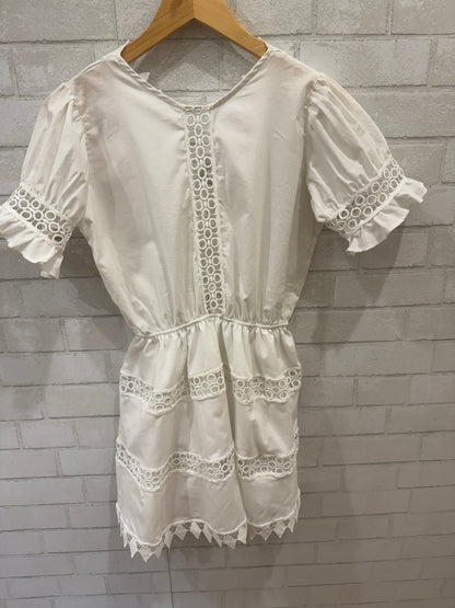 PEIXOTO Cotton SS Embroidered Mini Dress/ 16Y