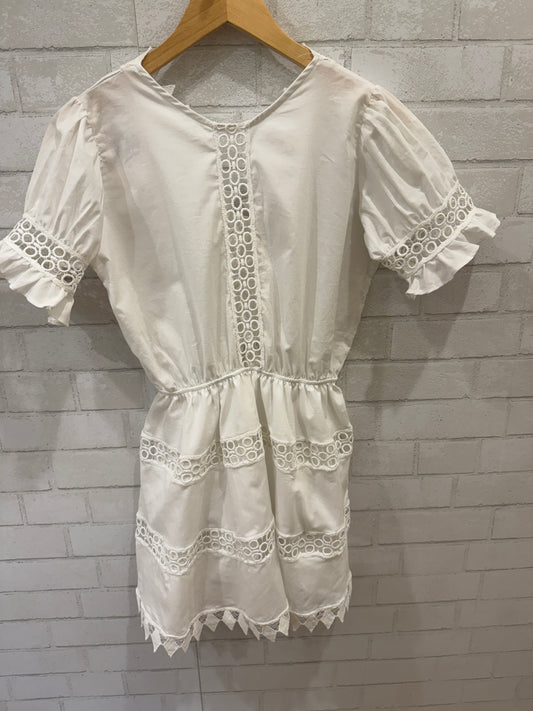 PEIXOTO Cotton SS Embroidered Mini Dress/ 16Y