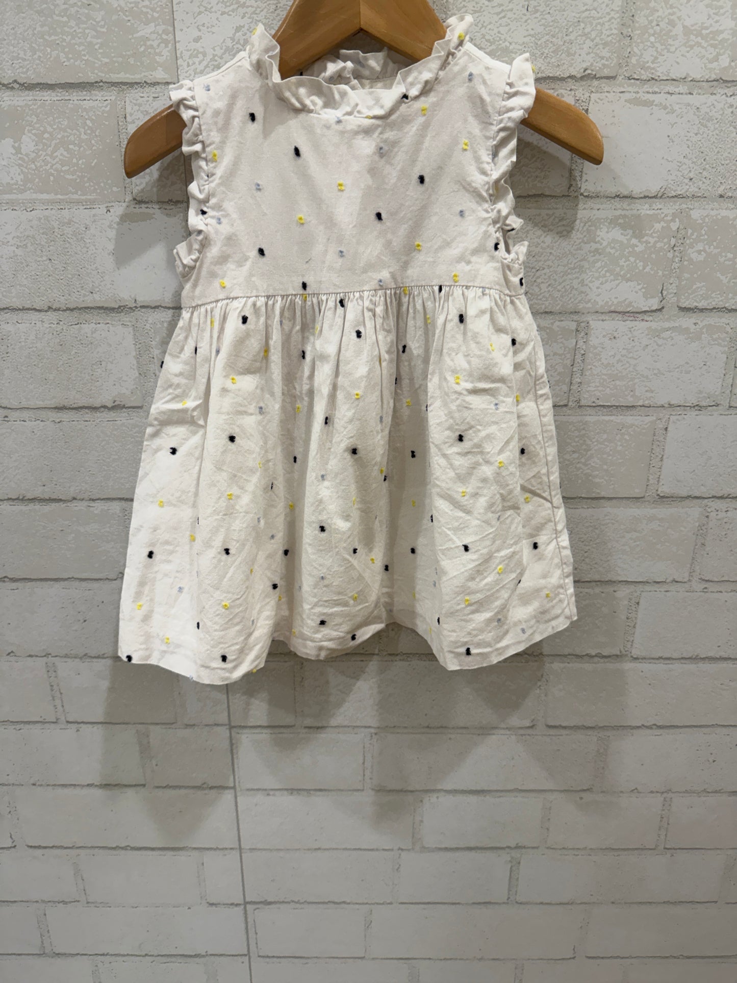 JANIE & JACK Cotton Sleeveless Dress/6-12M