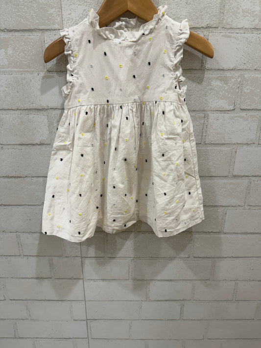 JANIE & JACK Cotton Sleeveless Dress/6-12M