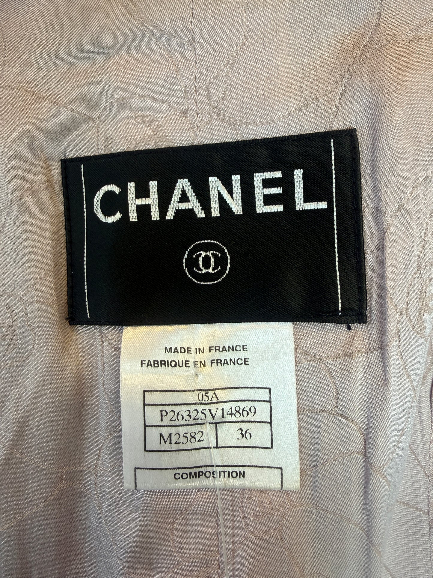 CHANEL Karl Lagerfeld Fall 2005 Multicolor Plaid Tweed Jacket with Galloon Trim — Authentic Pre-Owned | FR 36 / US 4