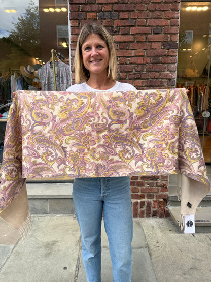 LORO PIANA NWT Printed Cashmere Scarf