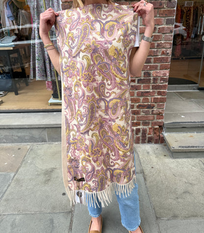 LORO PIANA NWT Printed Cashmere Scarf