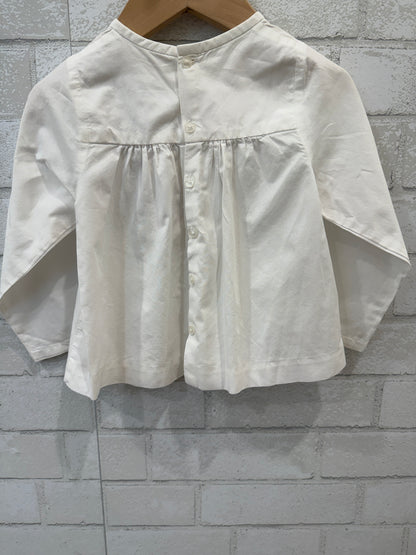 JACADI LS button Up In The Back Round col/ 24M
