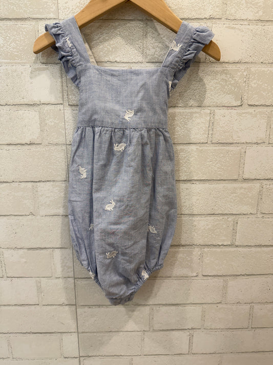 BABY BODEN Cotton Rompers W Bunnies/18-24M