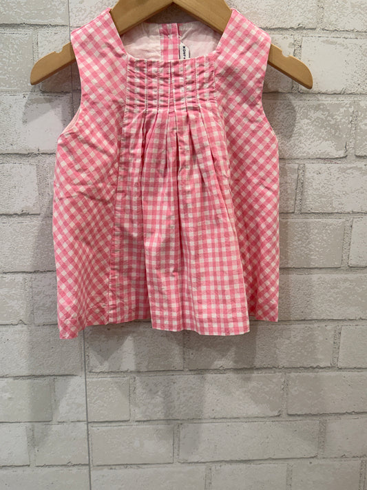 JANIE & JACK Cotton Sleeveless Dress + Pantie/18-24M