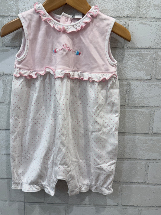 KISSY KISSY Cotton Sleeveless Rompers W Fishs/12-18M