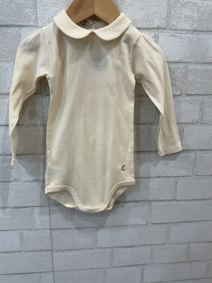 PETIT BATEAU LS BODYSUIT/ 18M