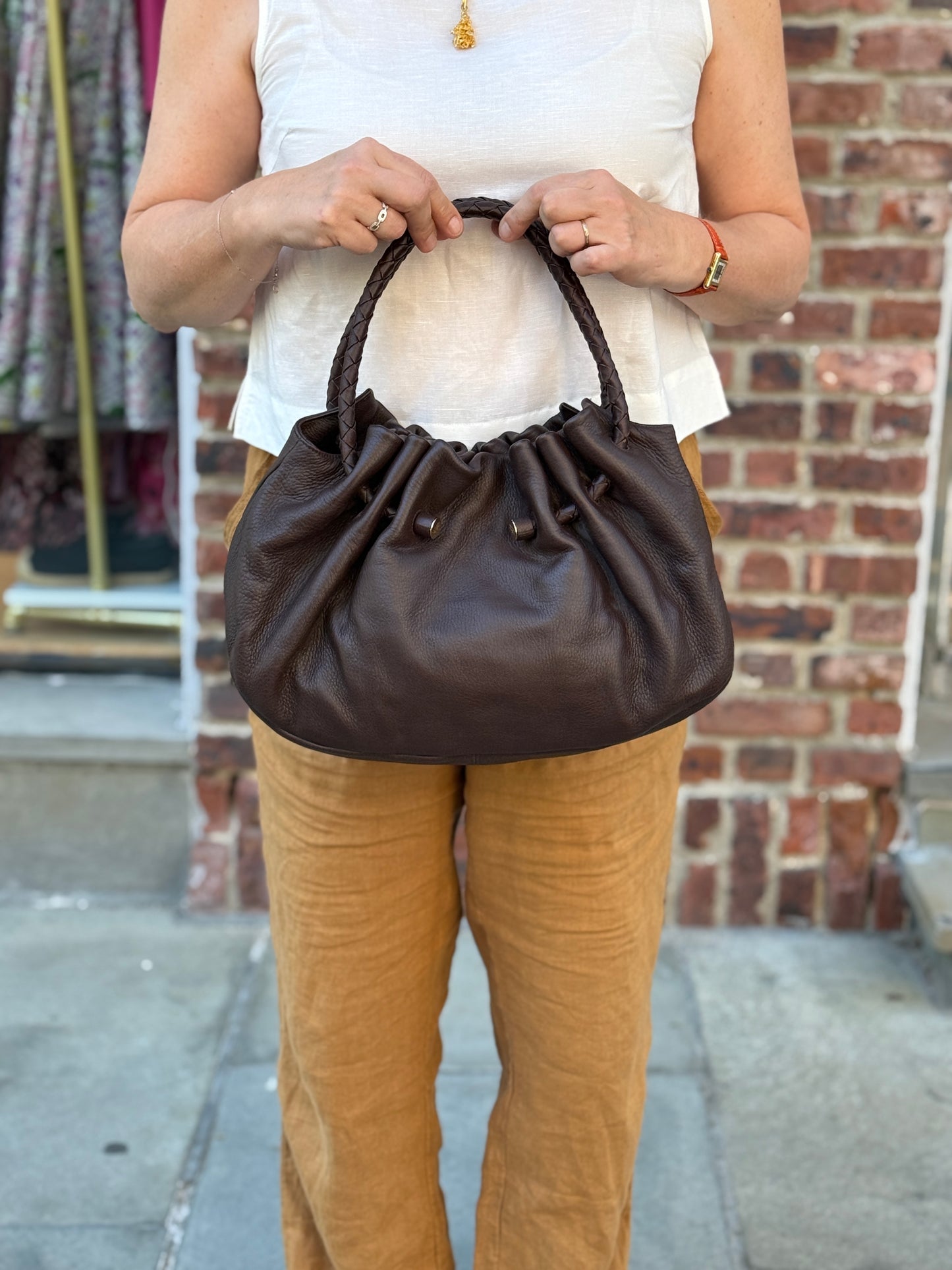 BOTTEGA VENETTA Cervo Drawstring Shoulder Bag