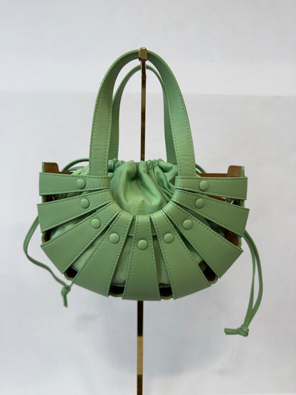 BOTTEGA VENETA NWT Shell Small Leather Hand Bag