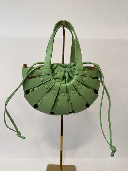 BOTTEGA VENETA NWT Shell Small Leather Hand Bag