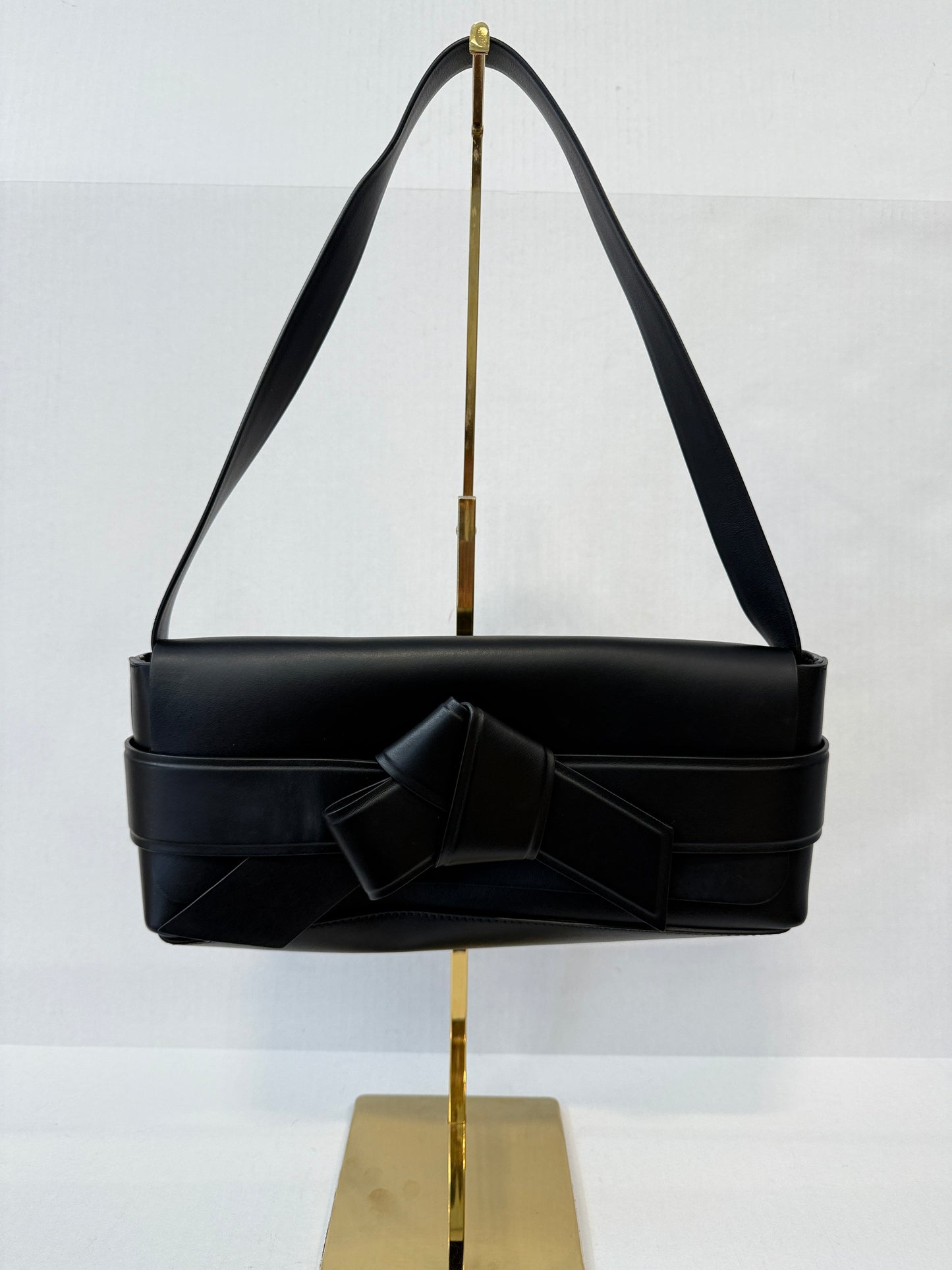 ACNE STUDIOS NWT Musibi Knotted Leather Shoulder Bag