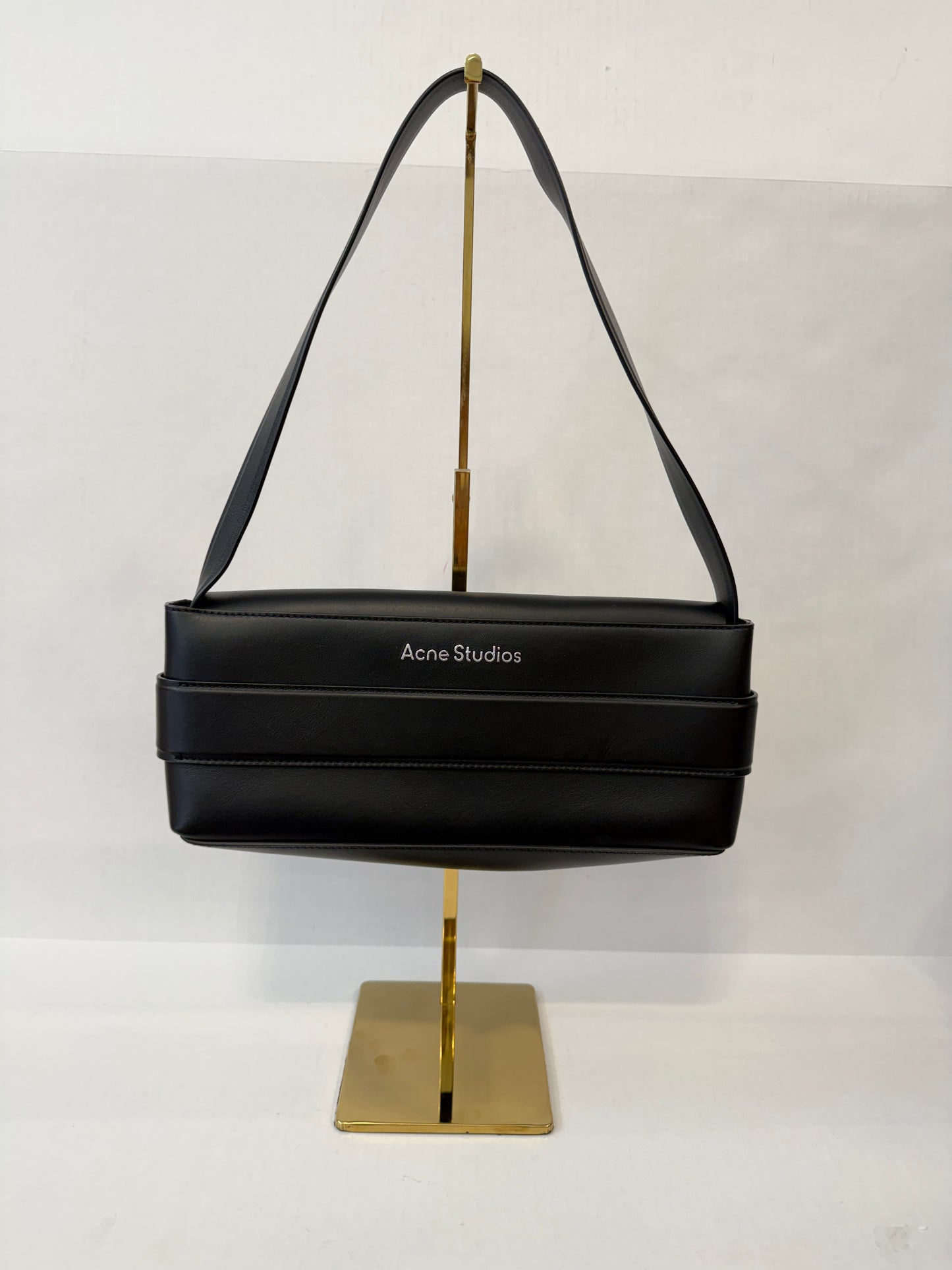 ACNE STUDIOS NWT Musibi Knotted Leather Shoulder Bag