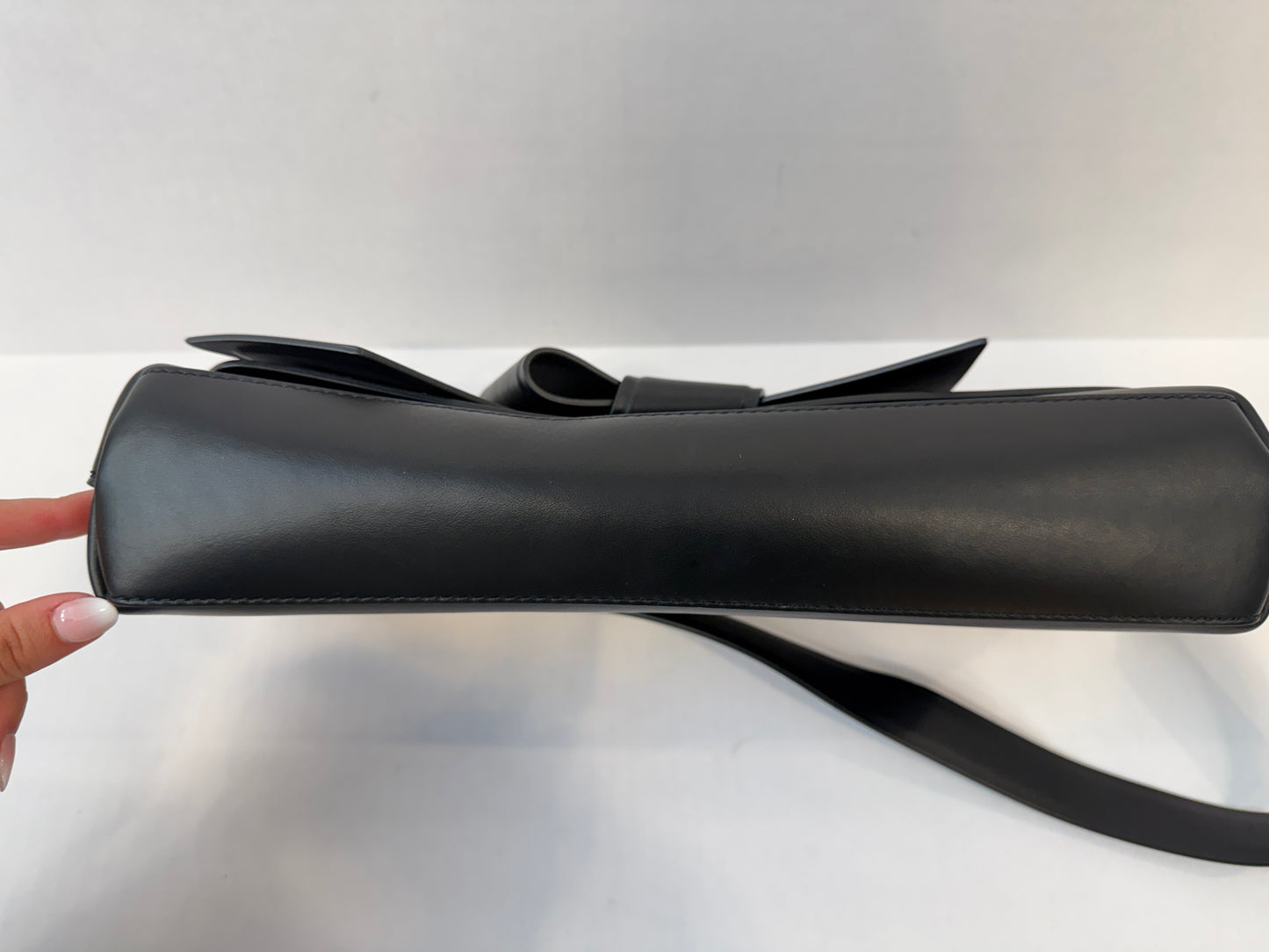 ACNE STUDIOS NWT Musibi Knotted Leather Shoulder Bag