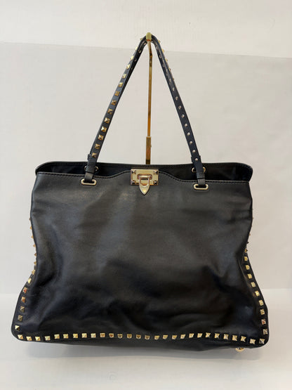 VALENTINO GARAVANI Rockstud Leather Shoulder Bag