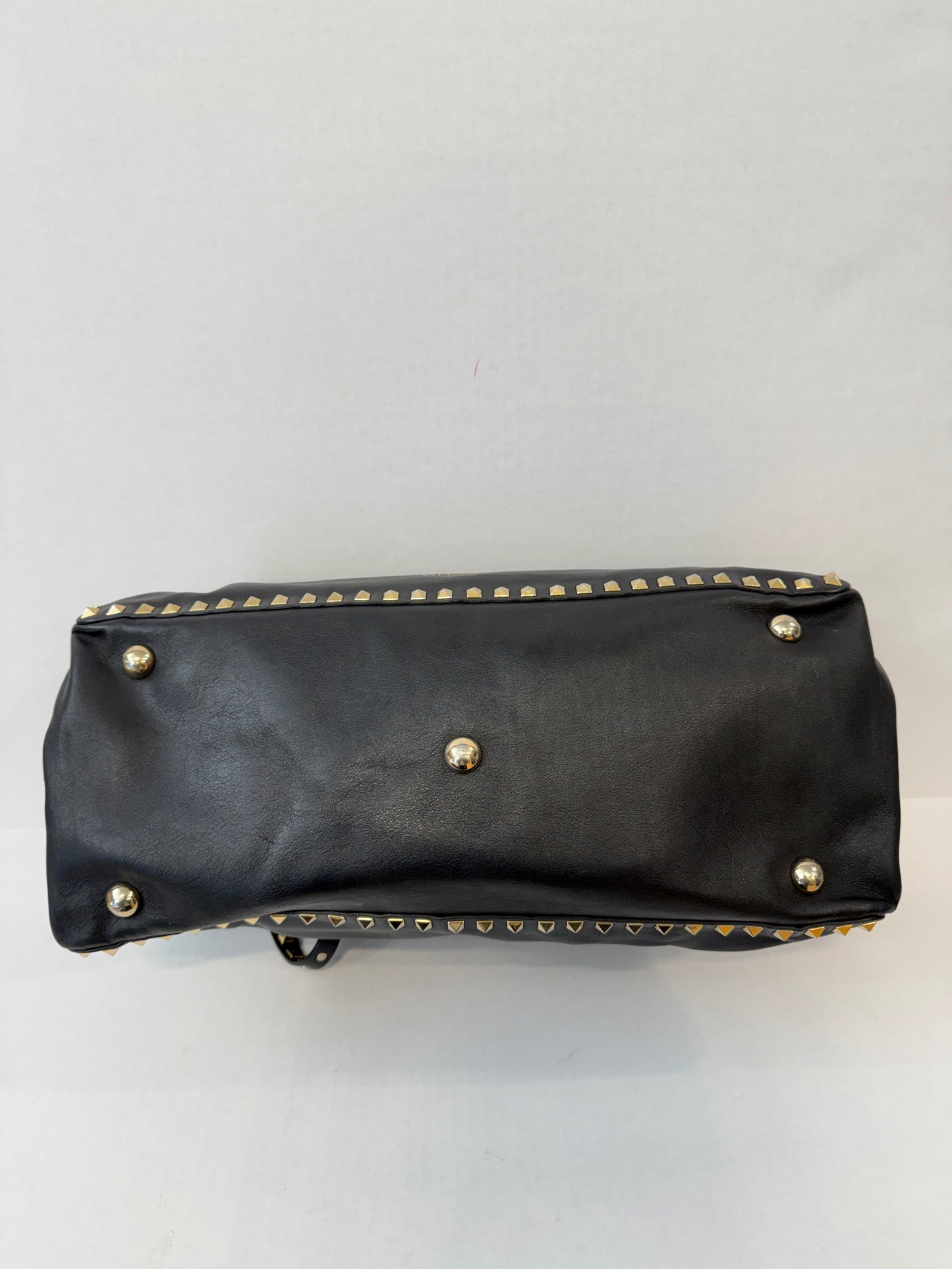 VALENTINO GARAVANI Rockstud Leather Shoulder Bag