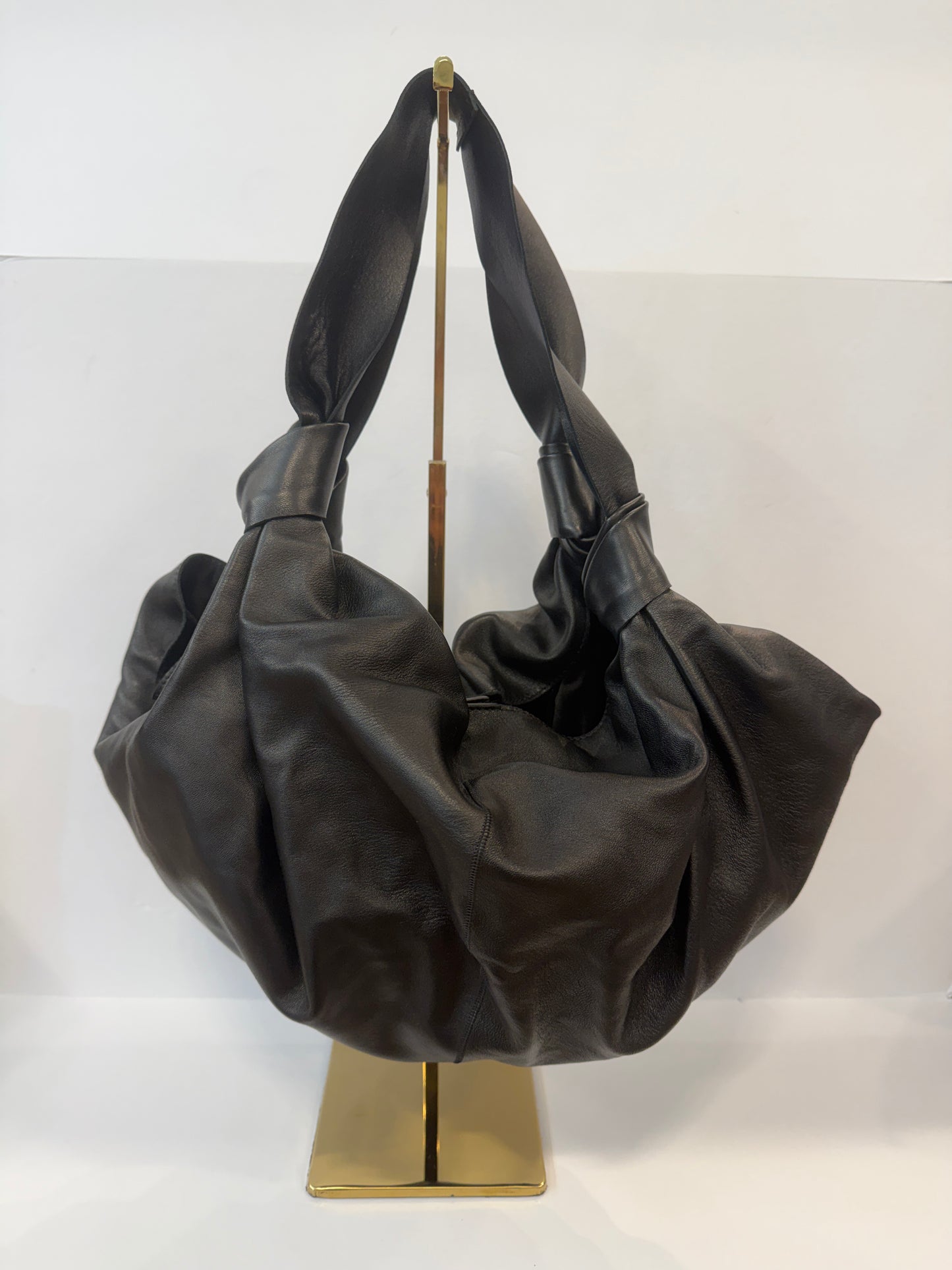 THE ROW Scot Hobo Bag in Black — Very Good | Smooth Nappa Leather
