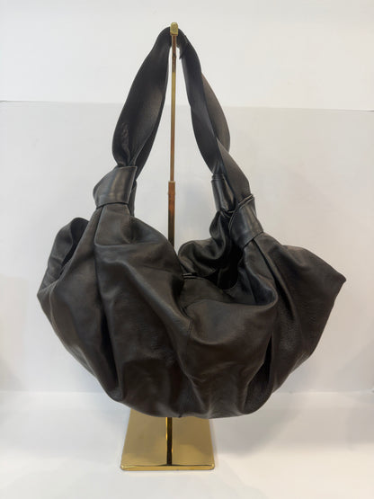 THE ROW Scot Hobo Bag in Black — Very Good | Smooth Nappa Leather