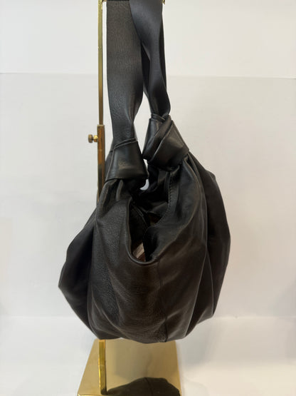THE ROW Scot Hobo Bag in Black — Very Good | Smooth Nappa Leather