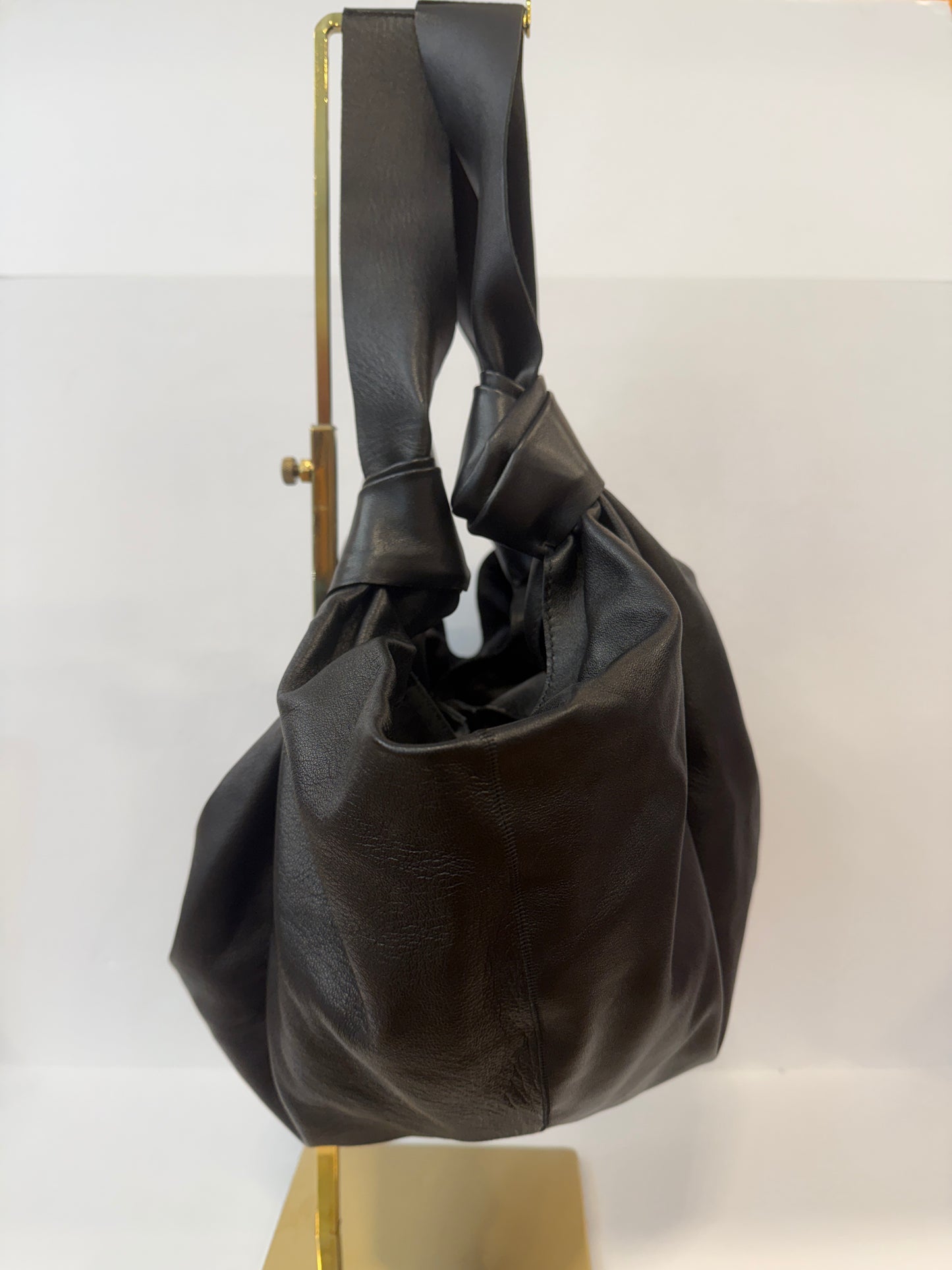 THE ROW Scot Hobo Bag in Black — Very Good | Smooth Nappa Leather