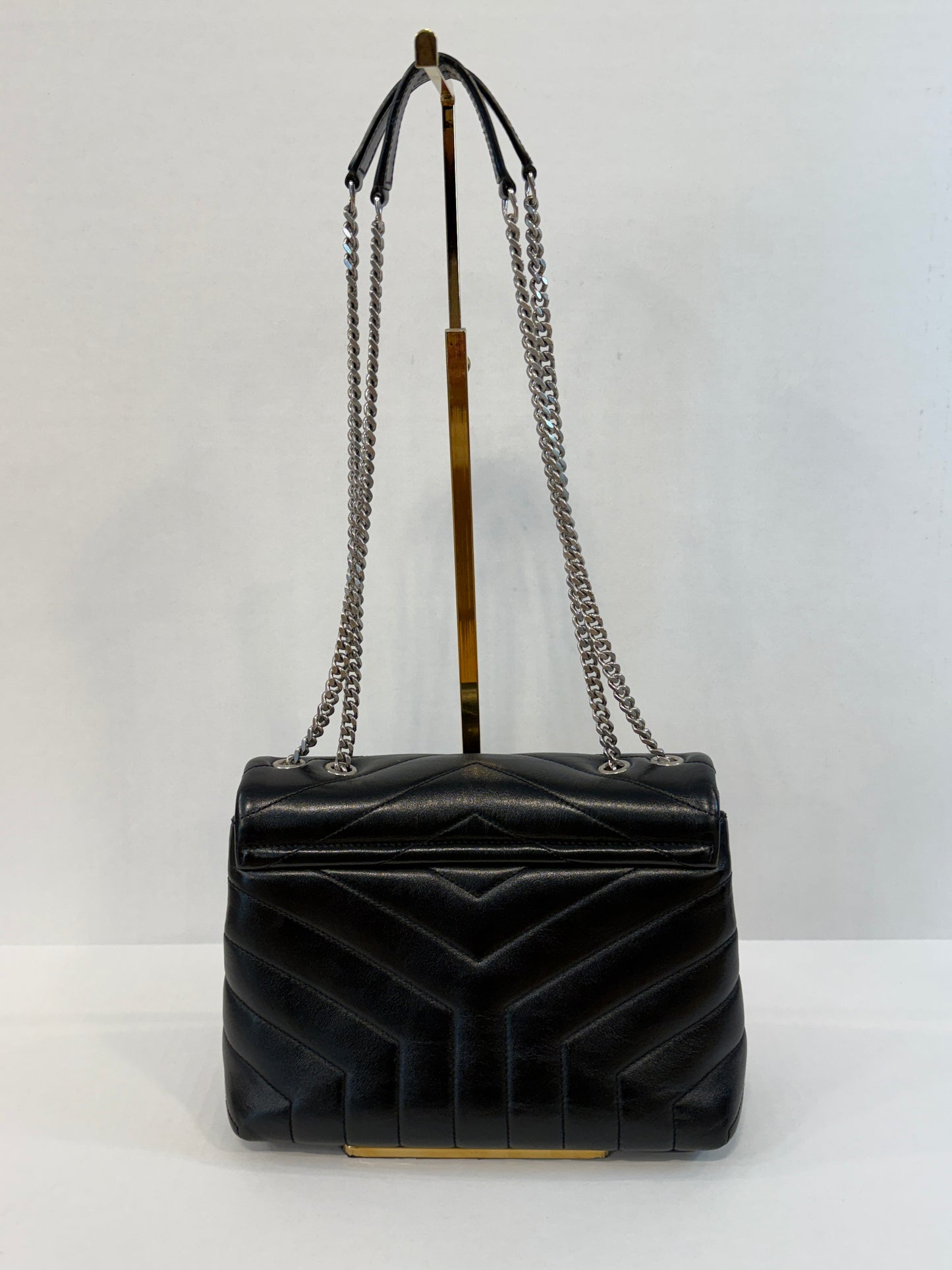 SAINT LAURENT Loulou Calfskin  Small Shoulder Bag